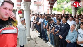 Genç Madenci son yolculuğu için uğurlandı